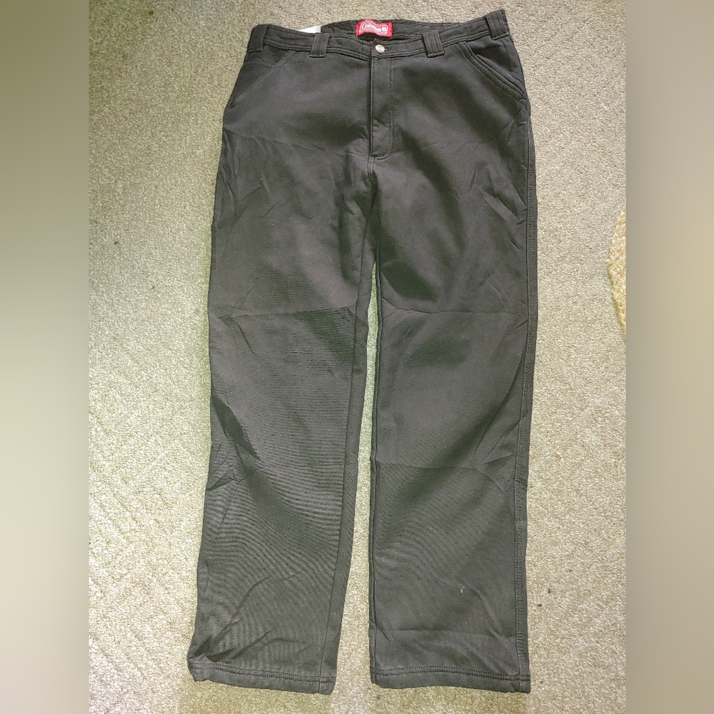 Coleman Fleece Lined Canvas Pants Sz.36X32 NWT